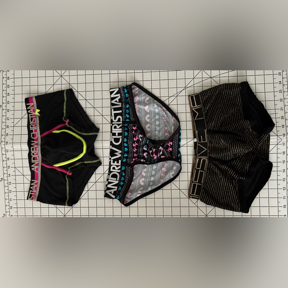 Set of 3 Andrew Christian underwear